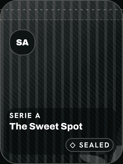 A sealed Serie A Pick Pack.